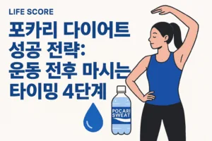 포카리 다이어트 | 운동 전후 마시는 타이밍 4단계 성공 전략