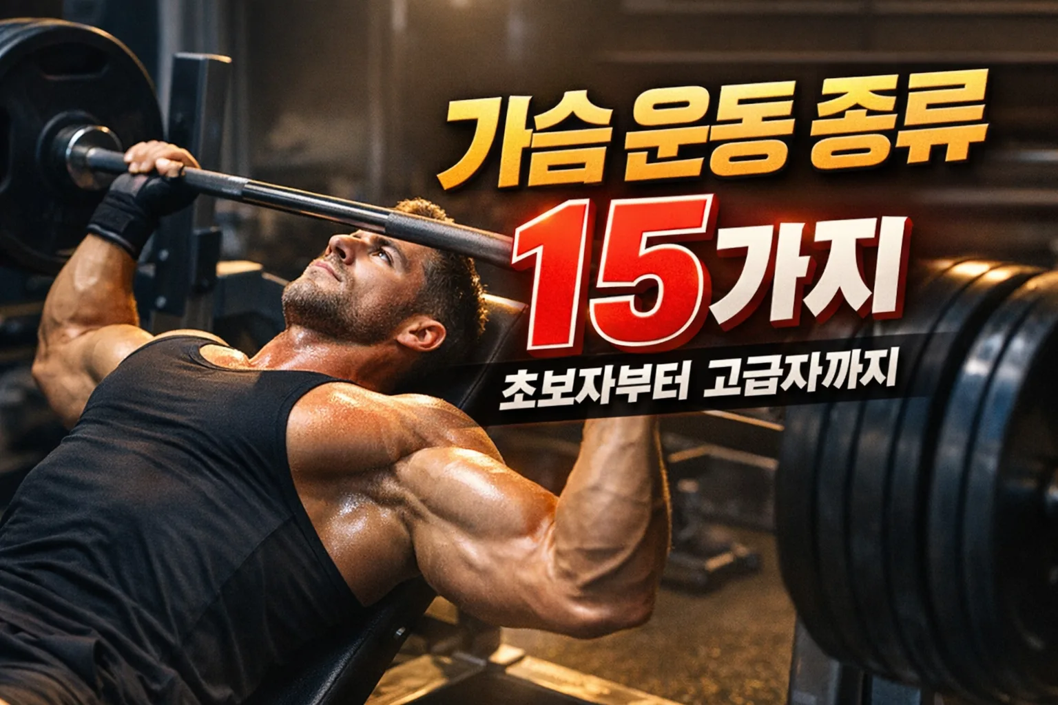 가슴 운동 종류 | 초보자부터 고급자까지 15가지 운동법 완벽 가이드