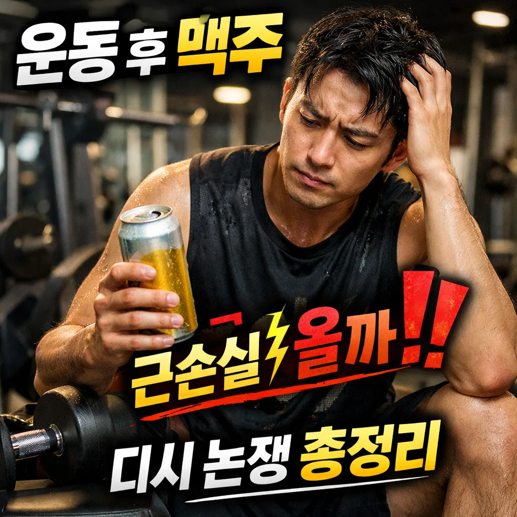 맥주 헬스 디시 논쟁 총정리 | 운동 후 맥주 한 캔, 근손실 진실 5가지