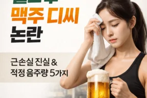헬스 후 맥주 디시 논란 총정리 | 근손실 진실과 적정 음주량 5가지