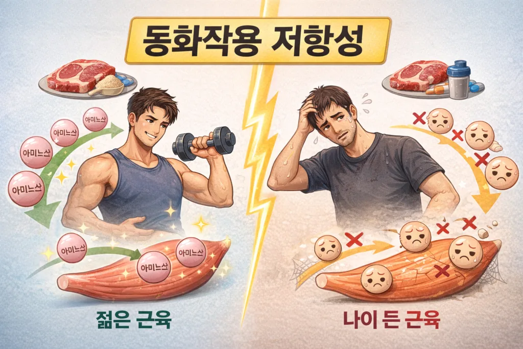 30대부터 조용히 시작되는 '동화작용 저항성'