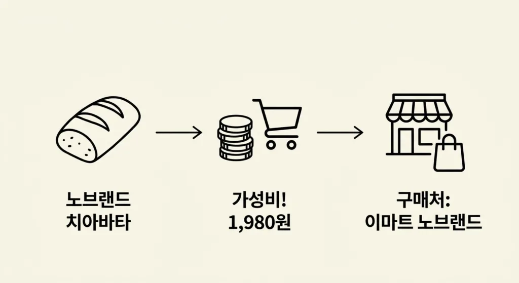 노브랜드 치아바타의 가성비와 구매 팁