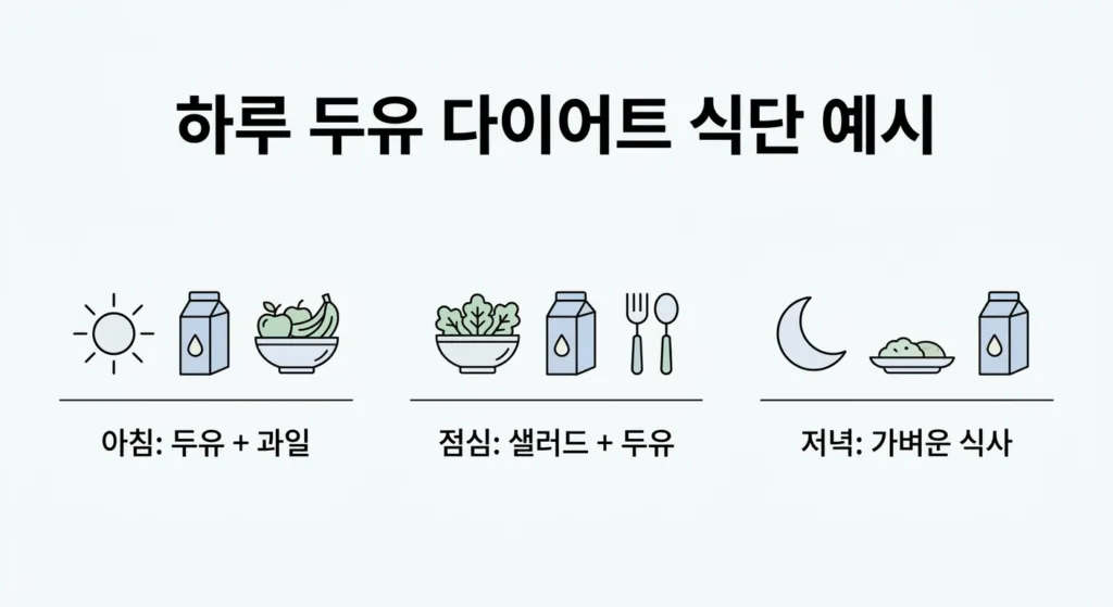 하루 식단 예시와 실천 팁