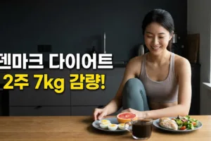 덴마크 다이어트 원리 완벽 분석 | 2주 7kg 감량의 과학적 비밀 5가지