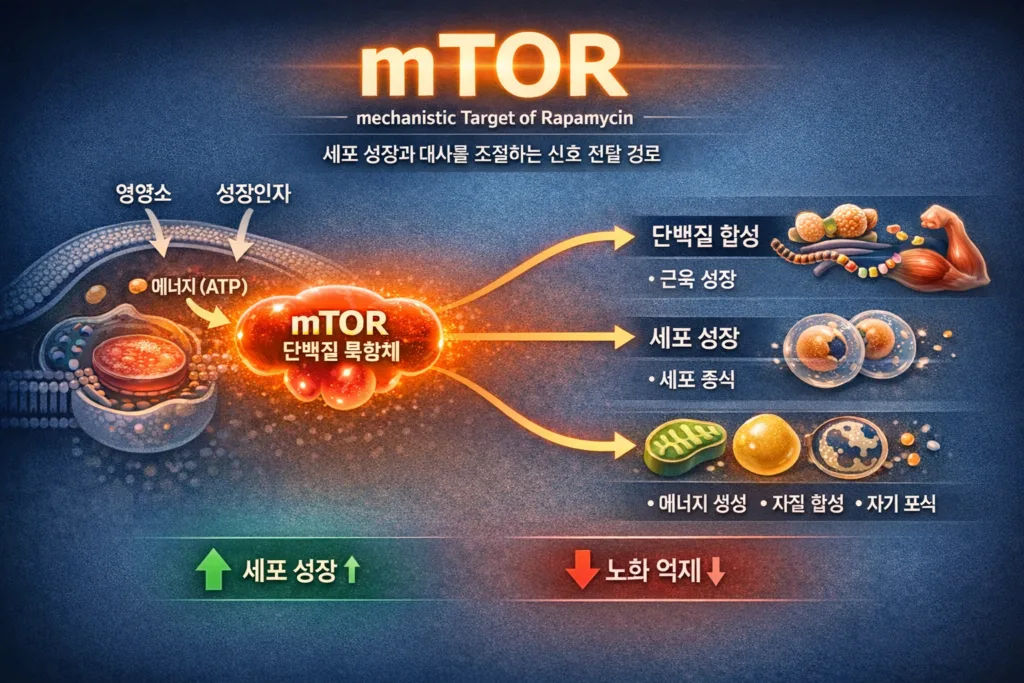 굳게 닫힌 근육 공장의 스위치, 'mTOR' 경로의 비밀