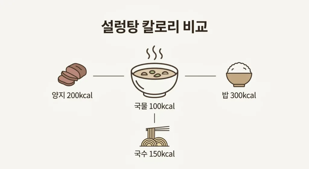 설렁탕 국물 칼로리: 정확히 얼마나 될까?