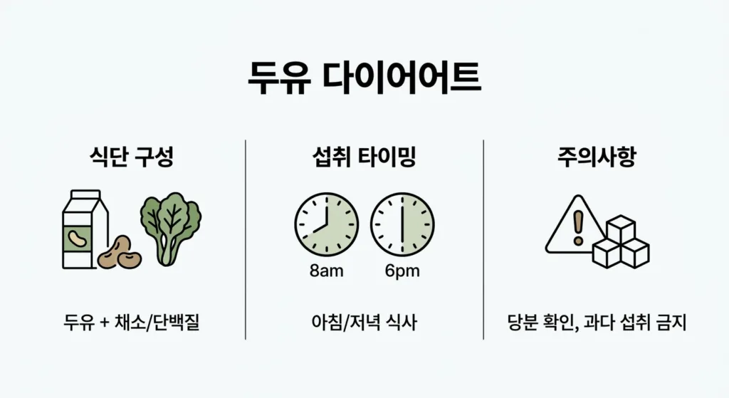 다이어트 두유 추천 더쿠: 실천 방법과 주의사항