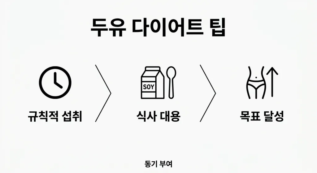 두유 다이어트 챌린지 실천 팁
