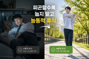 만성 피로 탈출법 | 눕지 말고 ‘능동적 휴식’을 하세요!