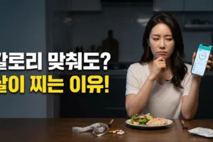 하루 칼로리 딱 맞췄는데 살찌는 이유 | ‘칼로리 계산기’의 배신