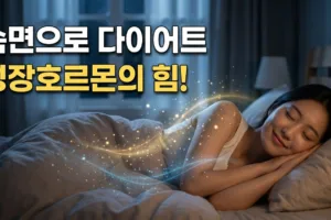 잠만 잘 자도 살이 빠진다 | 숙면과 성장호르몬의 놀라운 다이어트 효과
