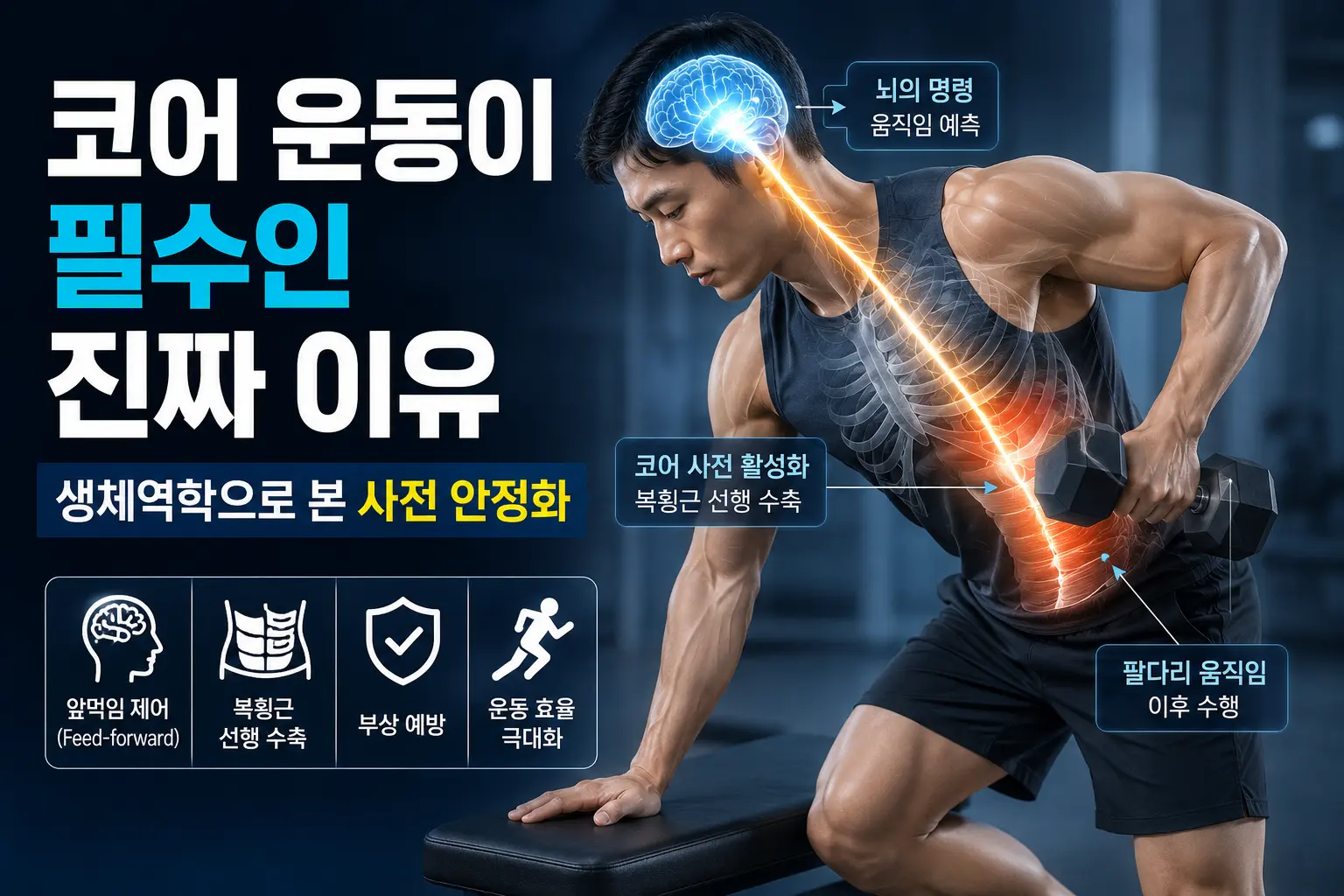 코어 운동이 필수인 진짜 이유 | 생체역학으로 본 사전 안정화