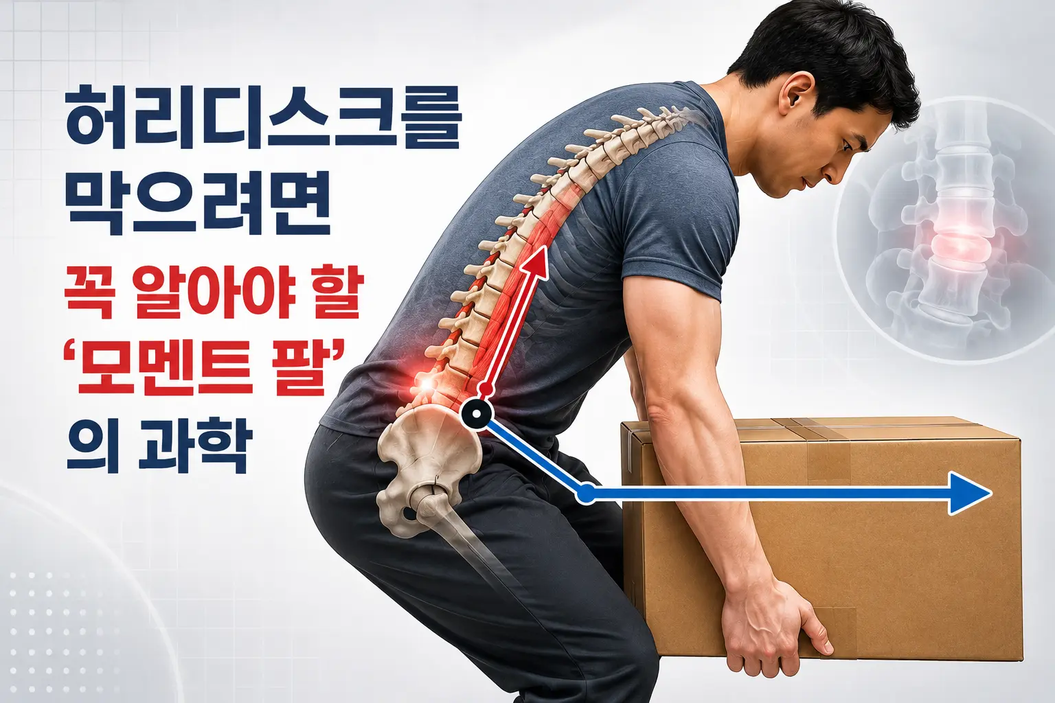 허리디스크를 막으려면 | 꼭 알아야 할 '모멘트 팔'의 과학