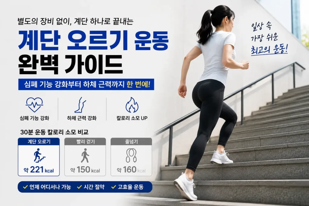 계단 오르기 운동이 주목받는 이유