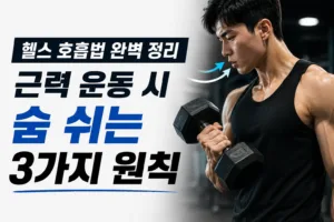 헬스 호흡법 완벽 정리 | 근력 운동 시 숨 쉬는 3가지 핵심 원칙