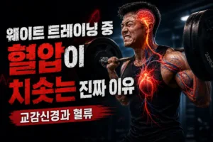 웨이트 트레이닝 중 혈압이 치솟는 진짜 이유 | 교감신경과 혈류