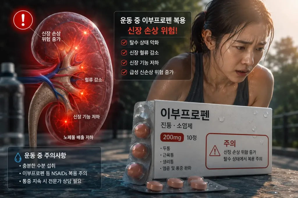 근육통 때문에 먹은 진통제가 신장을 망가뜨린다?