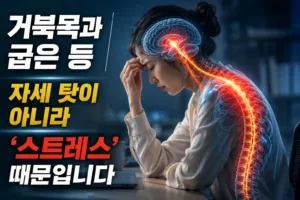 거북목과 굽은 등 | 자세 탓이 아니라 ‘스트레스’ 때문입니다
