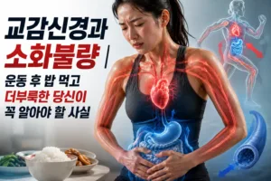 교감신경과 소화불량 | 운동 후 밥 먹고 더부룩한 당신이 꼭 알아야 할 사실