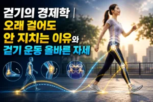 걷기의 경제학 | 오래 걸어도 안 지치는 이유와 걷기 운동 올바른 자세
