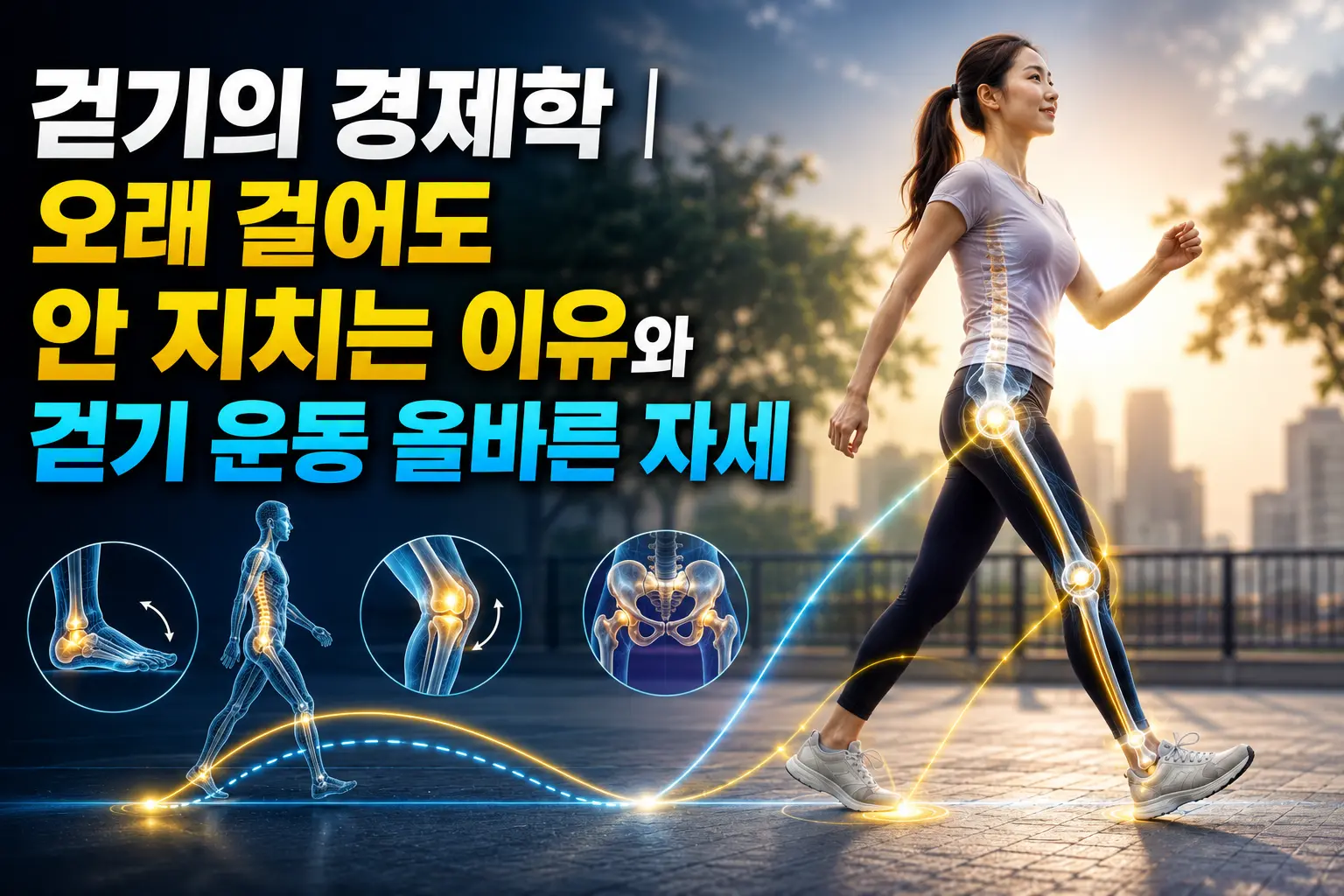 걷기의 경제학 | 오래 걸어도 안 지치는 이유와 걷기 운동 올바른 자세