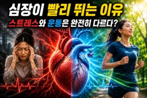 심장이 빨리 뛰는 이유 | 스트레스와 운동은 완전히 다르다?